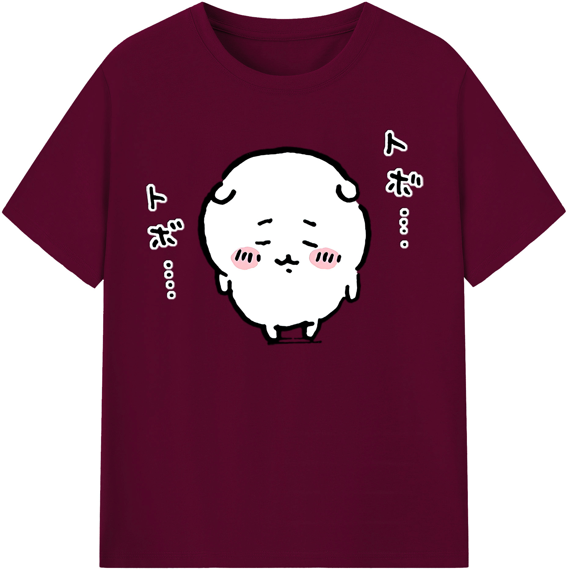 （画像用） ちいかわ ちいかわ Chii-kawa chiikawa レディースカジュアルプリントTシャツ（綿100％）
